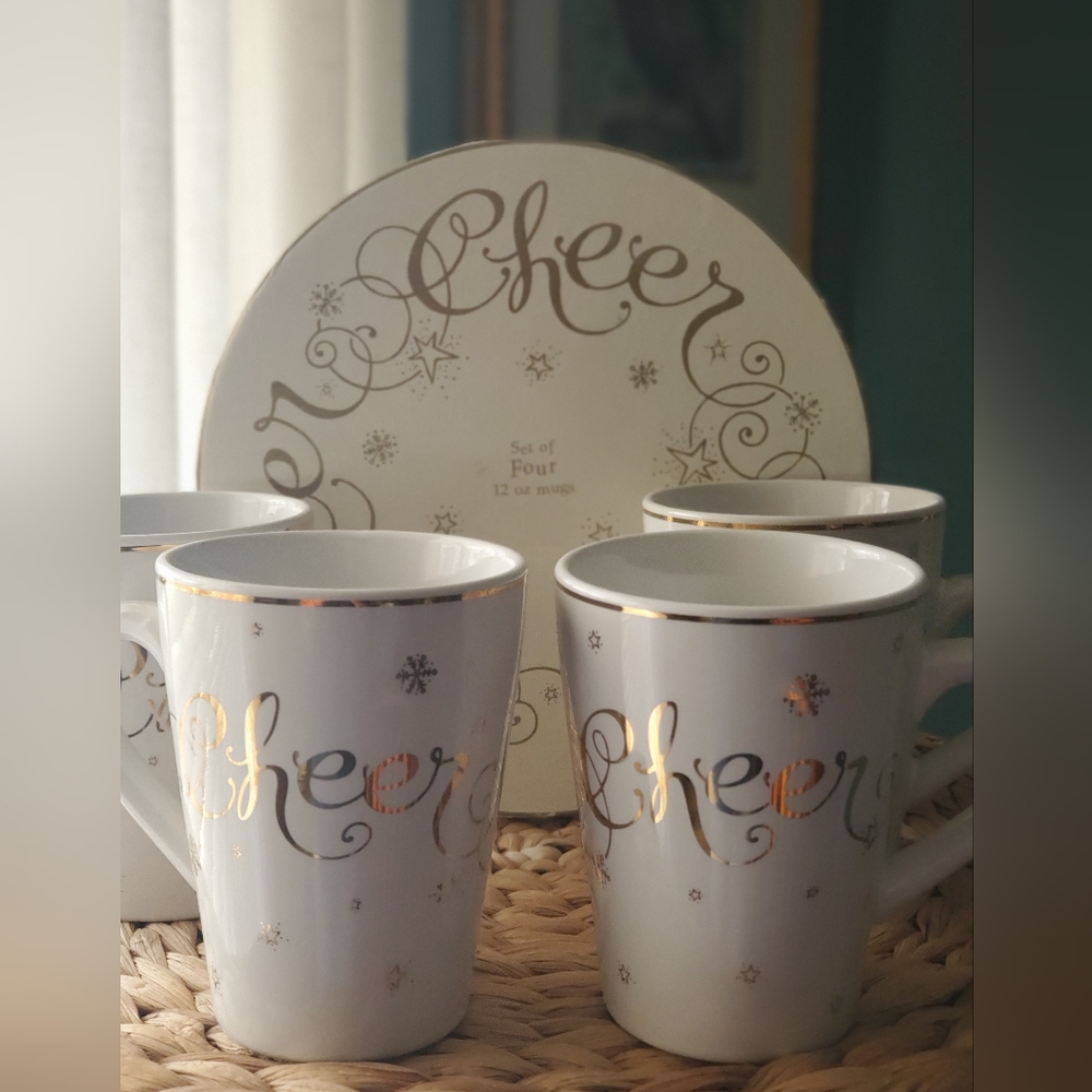 Hausenware Cheers Mugs (set of 4 12oz)